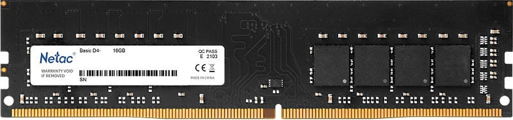ОЗУ Netac Basic (NTBSD4P26SP-16) DDR4 16 Гб (1x16 Гб)