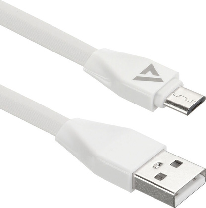 Кабель USB A - micro USB B (1,0m) "ACD" [ACD-U920-M1W] <White>