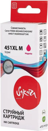 Струйный картридж Sakura [SI6474B001] для Canon PIXMA G5440/5540/6340 <Magenta>