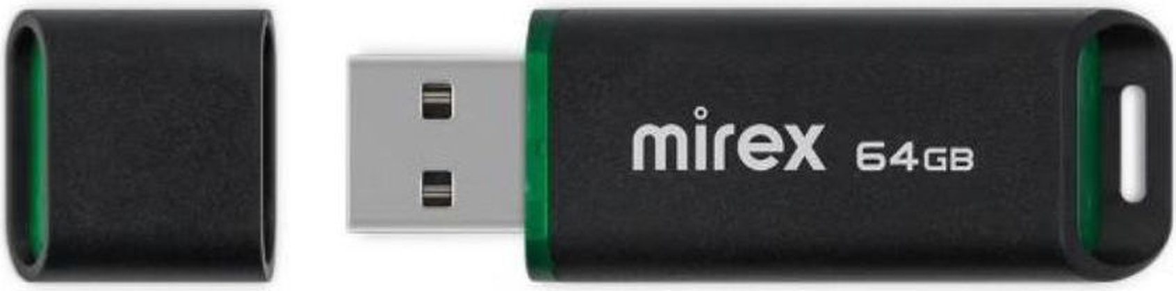 Накопитель USB 2.0 - 64Gb "Mirex" [13600-FMUSBK64] <SPACER Black>