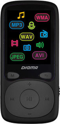 MP3 Плеер - 8Gb "Digma" [B4] <Black>