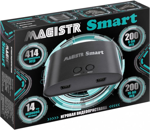 Игровая консоль "Magistr" [4601250207223] <Black> Smart 414 игр HDMI