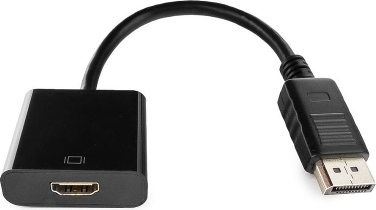 Переходник DisplayPort(папа)-->HDMI (мама)(24+5) DUAL LINK "Gembird" [A-DPM-HDMIF-002]