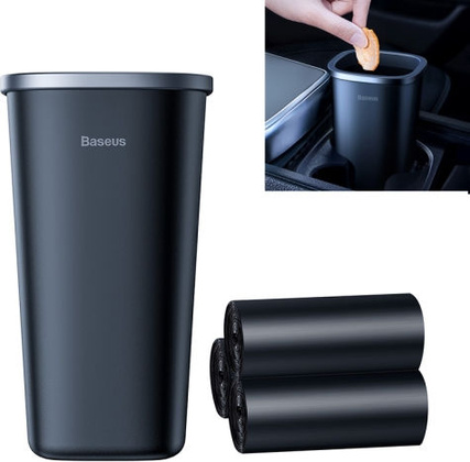 Автомобильный мусорный бак "Baseus" [CRLJT-A01] <Black>