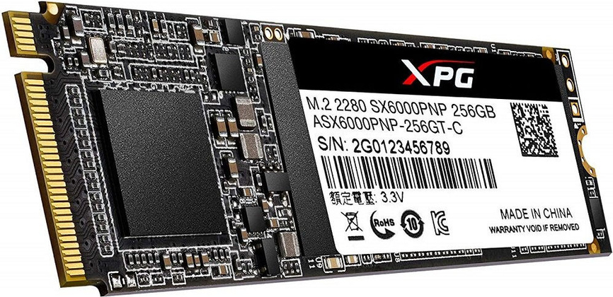 Накопитель SSD M.2 PCI Exp. 3.0 x4 - 256GB A-Data [ASX6000PNP-256GT-C]; NVMe