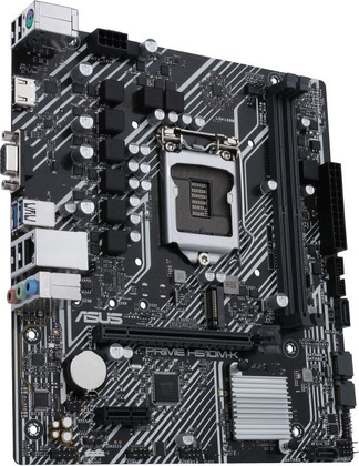 Мат.плата Asus PRIME H510M-K (Intel H470), mATX, DDR4, VGA/HDMI [S-1200]