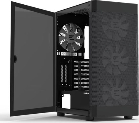 Корпус Zalman i4 TG <Black>; Midi-Tower, без БП