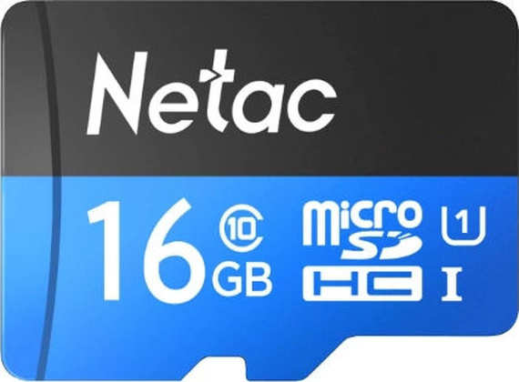 Карта памяти microSDHC 16Gb "Netac" [NT02P500STN-016G-S] Class 10 UHS-I U1