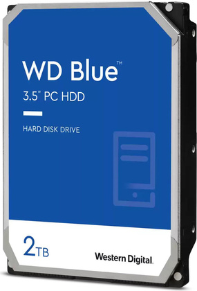 Жесткий диск SATA - 2TB WesternDigital WD20EARZ; 5400rpm; 64Mb; Blue