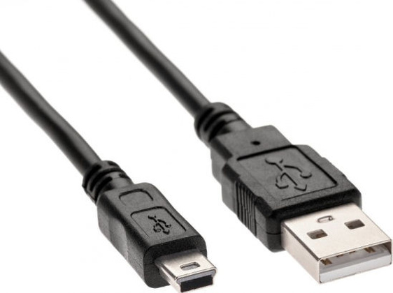 Кабель USB A - mini USB B  5pin (3.0m) "Telecom" [TC6911BK-3.0M]