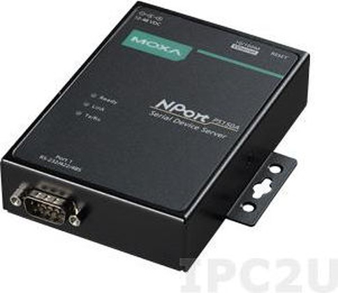 Переходник MOXA NPort P5150A, 1 Port RS-232/422/485 (DB9M) в Ethernet POE