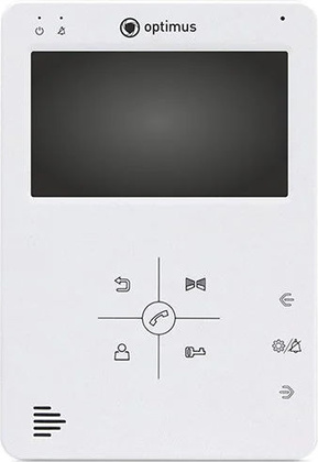 Видеодомофон Optimus [VM-4.0 (w)] <White>