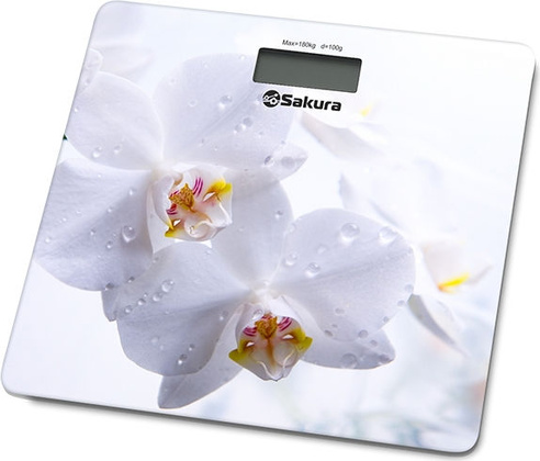 Весы напольные "Sakura" [SA-5065WF] <Орхидеи>