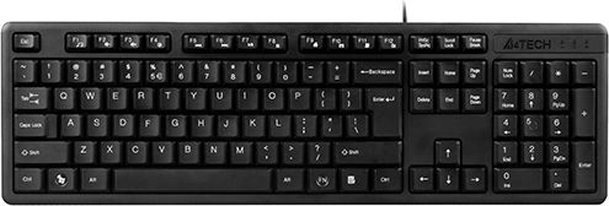 Клавиатура A4Tech KK-73; Multimedia; <Black>; USB