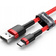Кабель USB 2.0 - USB Type-C (1,0m) "Baseus" [CATKLF-B09] <Red> 3А, оплетка