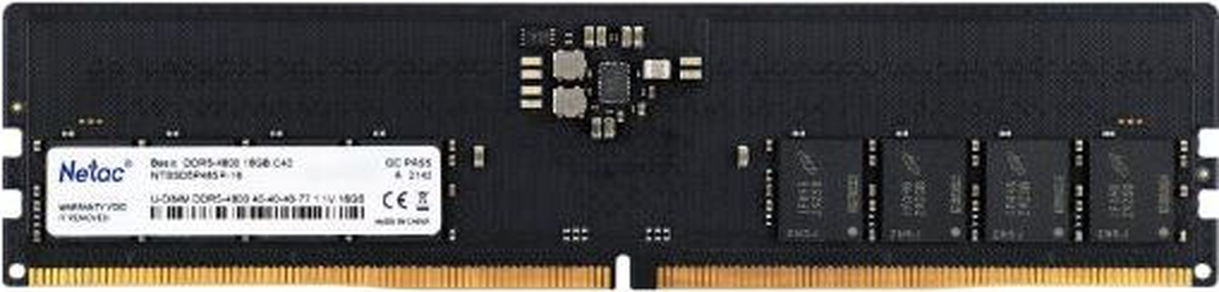 Модуль памяти DDR5 4800Mhz - 8Gb(1x8Gb) "Netac" [NTBSD5P48SP-08]