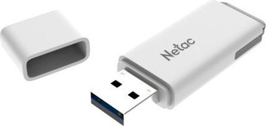 Накопитель USB 2.0 - 8Gb "Netac" [NT03U185N-008G-20WH] <White>