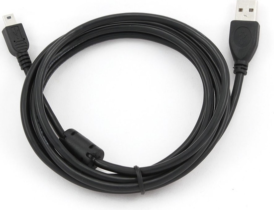 Кабель USB A - mini USB B  5pin (1.8m) "Gembird" [CCF-USB2-AM5P-6] с фильтрами
