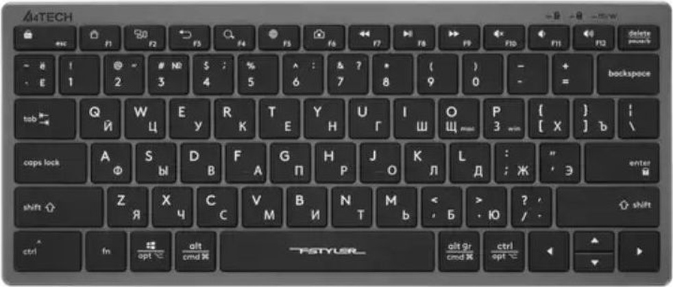 Клавиатура A4Tech "Fstyler FX51", <Grey>; USB