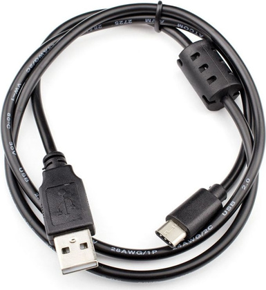Кабель USB 2.0 - USB Type-C (0,8m) "ATcom" [AT2773] <Black>