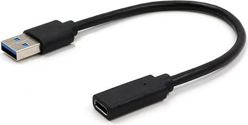 Переходник USB Type-C (female) - USB 3.0 (male) "Gembird" [A-USB3-AMCF-01] <Black>