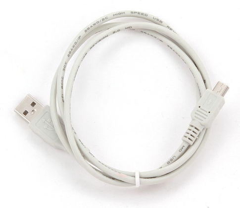 Кабель USB A - mini USB B  5pin (0.9m) "Gembird" [CC-USB2-AM5P-3]
