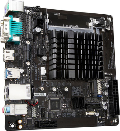 Мат.плата+CPU GigaByte N4120I H, Mini-ITX, DDR4, VGA/HDMI; (Celeron N4120)