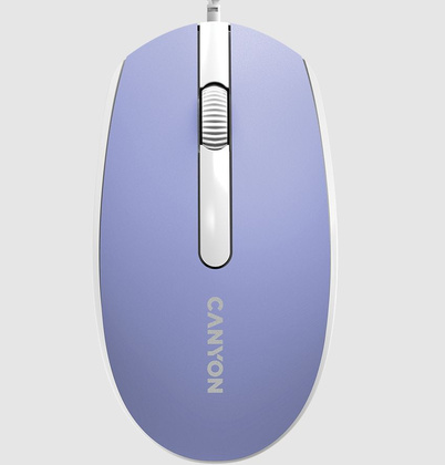 Мышь CANYON [CNE-CMS10ML] <Lavender>, USB