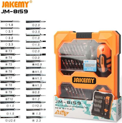 Набор инструментов "Jakemy" JM-8159 (34 шт) 
