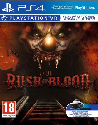 Игровой диск для Sony PS4 Until Dawn: Rush of Blood (PS VR required [711719846857] RU ver.