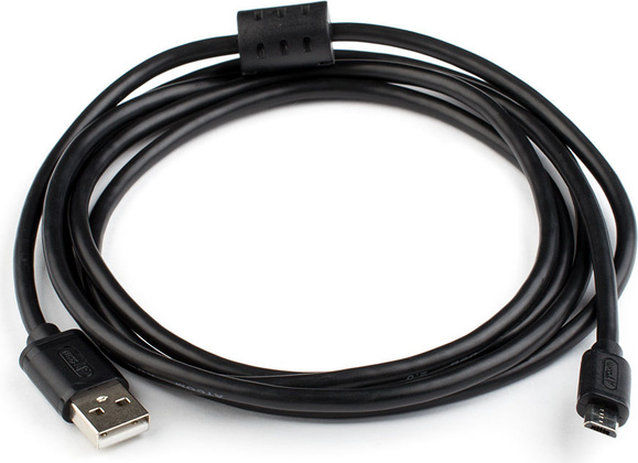 Кабель USB A - micro USB B (1.8m) "ATcom" [AT9175] <Black>