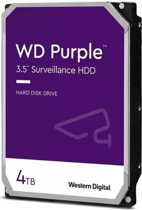 Жесткий диск SATA - 4TB Western Digital WD43PURZ; 5400rpm; 256Mb; Purple (для видеонабл.)
