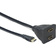 Кабель-разветвитель HDMI-AM->HDMI-AF X2 - 20 cm "Gembird" [DSP-2PH4-002] v.1.4 <Black>