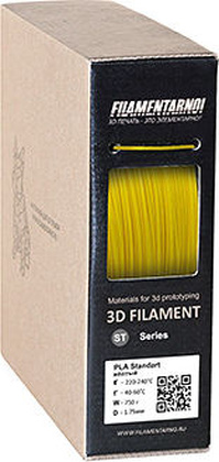 Пластик SBS "Filamentarno" [FILSBSSYEL], 1.75 мм, <Yelloy>, 0,75кг.