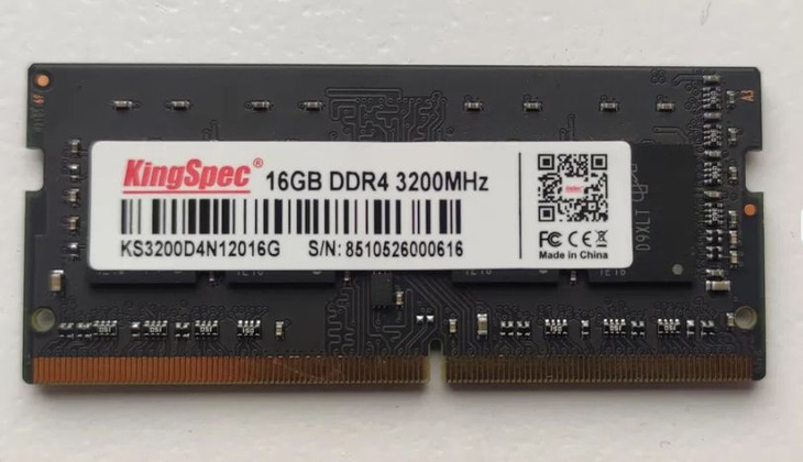 Модуль памяти SO-DIMM DDR4 3200Mhz - 16Gb(1x16Gb) "KingSpec" [KS3200D4N12016G]