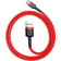 Кабель USB A - micro USB B (1,0m) "Baseus" [CAMKLF-B09] <Red>