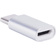 Переходник USB Type-C --> microUSB "ATOM" [31049] <Silver>