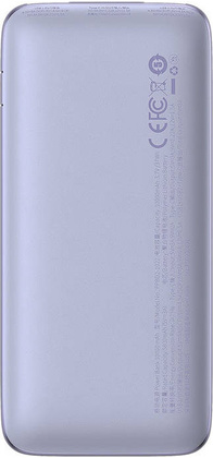 Батарея резервного питания "Baseus" [PPBD040005] <Purple>; 10000 mAh, 22.5W + кабель