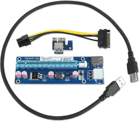 Контроллер PCI Exp. --> USB3.1 *1  + SATA*1 "Gembird" [RC-PCIEX-03]