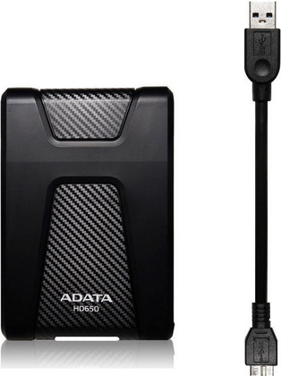 Внешний HDD 2 Тб AData HD650 (AHD650-2TU31-CBK)