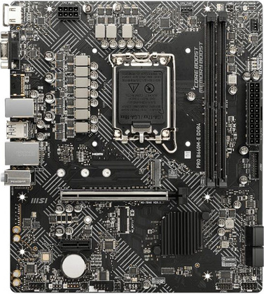 Мат.плата MSI PRO B660M-E DDR4 (Intel B660), mATX, DDR4,VGA/HDMI [S-1700]