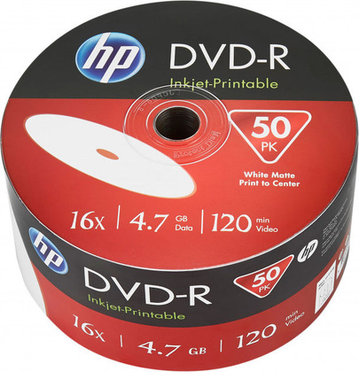 DVD-R HP 4.7GB (69302) Bulk (пленка)