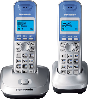 Р/Телефон Panasonic KX-TG2512RUS <Silver> + 1 доп. трубка