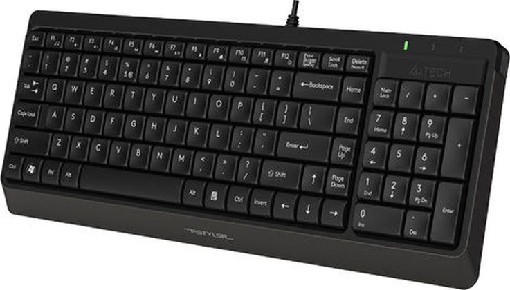 Комплект (клавиатура+мышь) A4Tech "Fstyler F1512", <Black>; USB