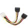 Кабель Serial-ATA*2 - POWER cable "Gembird" [CC-SATA-PSY] / Molex(F) -> 2xSata