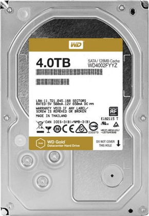 Жесткий диск SATA - 4TB WesternDigital WD4002FYYZ; Gold; 7200;128Mb