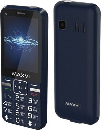 Мобильный телефон "Maxvi" [P3] <Blue> Dual Sim