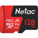 Карта памяти microSDXC 128Gb "Netac" [NT02P500PRO-128G-R] Class 10, UHS-I U3 + SD Adapter