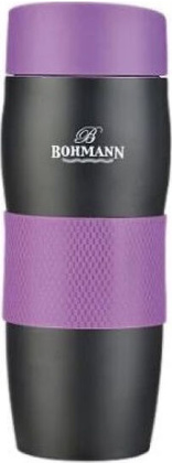 Термокружка "Bohmann" [BH-4457], <Black/Violet>, 0.375л.