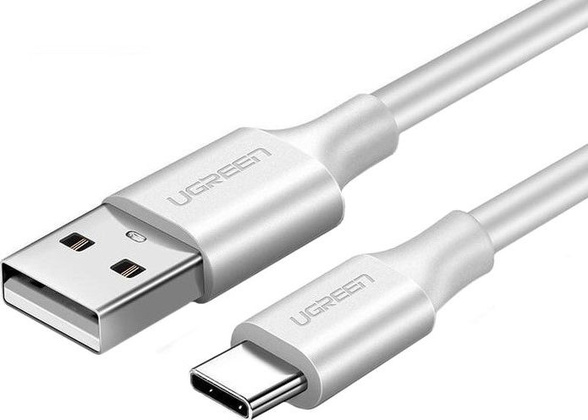 Кабель USB 2.0 - USB Type-C (1,0m) "Ugreen" US287 [60121] <White> 3A